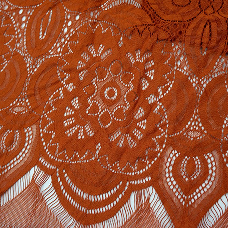 Dress Eyelash Cutwork Lace Fabric for Women's Wear Wholesale Supplier 12